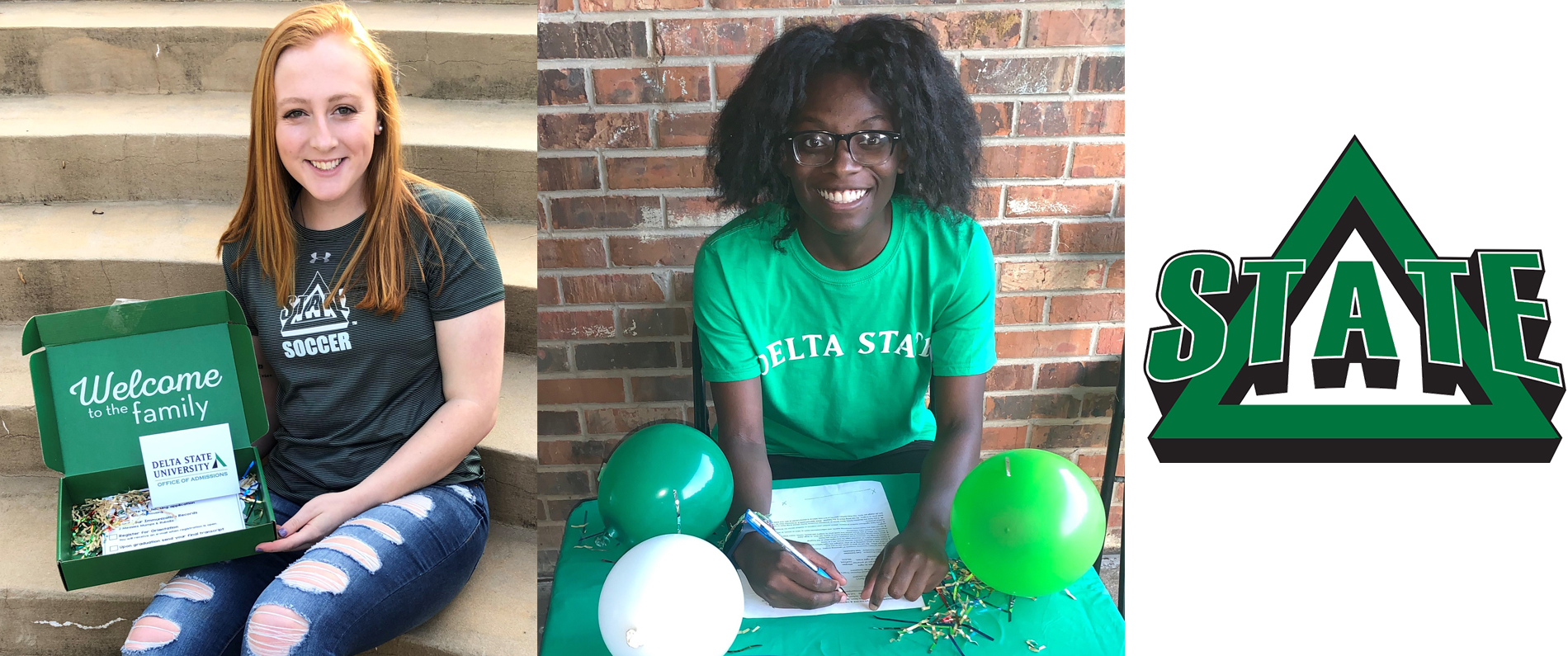 Brown and Montgomery sign with Delta State University